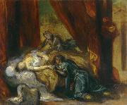 Eugene Delacroix The Death of Desdemona oil painting artist
